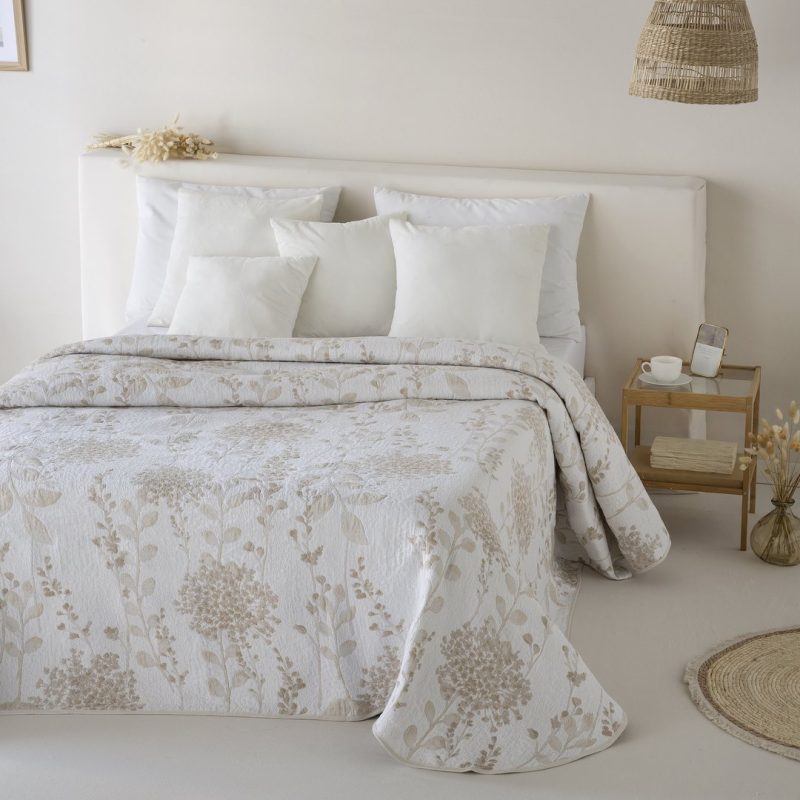 Colcha Jacquard Chiara Beige - Imagen 4