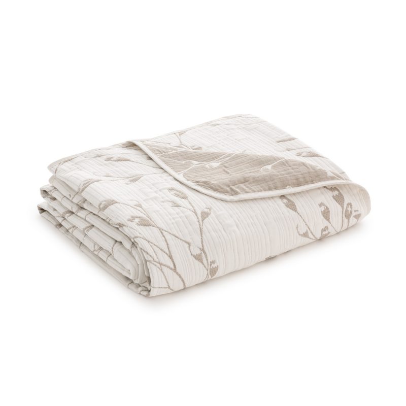Colcha Jacquard Tuvalu Taupe - Imagen 4
