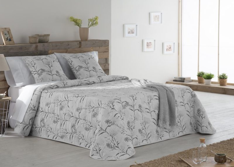 Colcha Jacquard Zurek Gris - Imagen 3