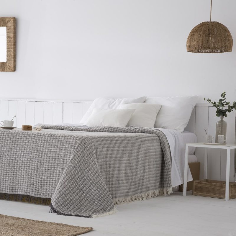 Plaid Multiusos Ferd Gris