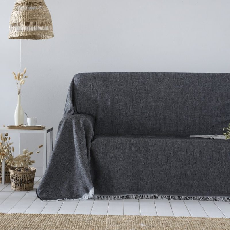Plaid Multiusos Summy Negro - Imagen 2