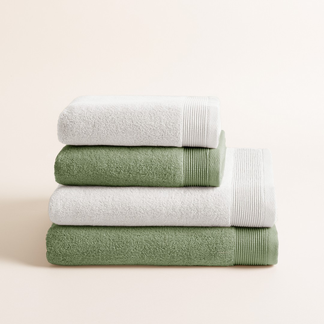 Juego toallas de baño Zero Twist Blanco Moss